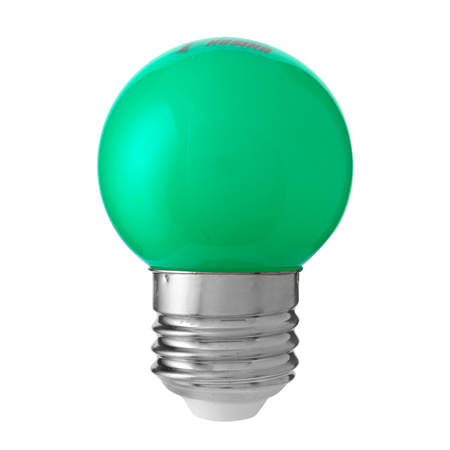 LED-Klot grön E27 0,8W 30lm